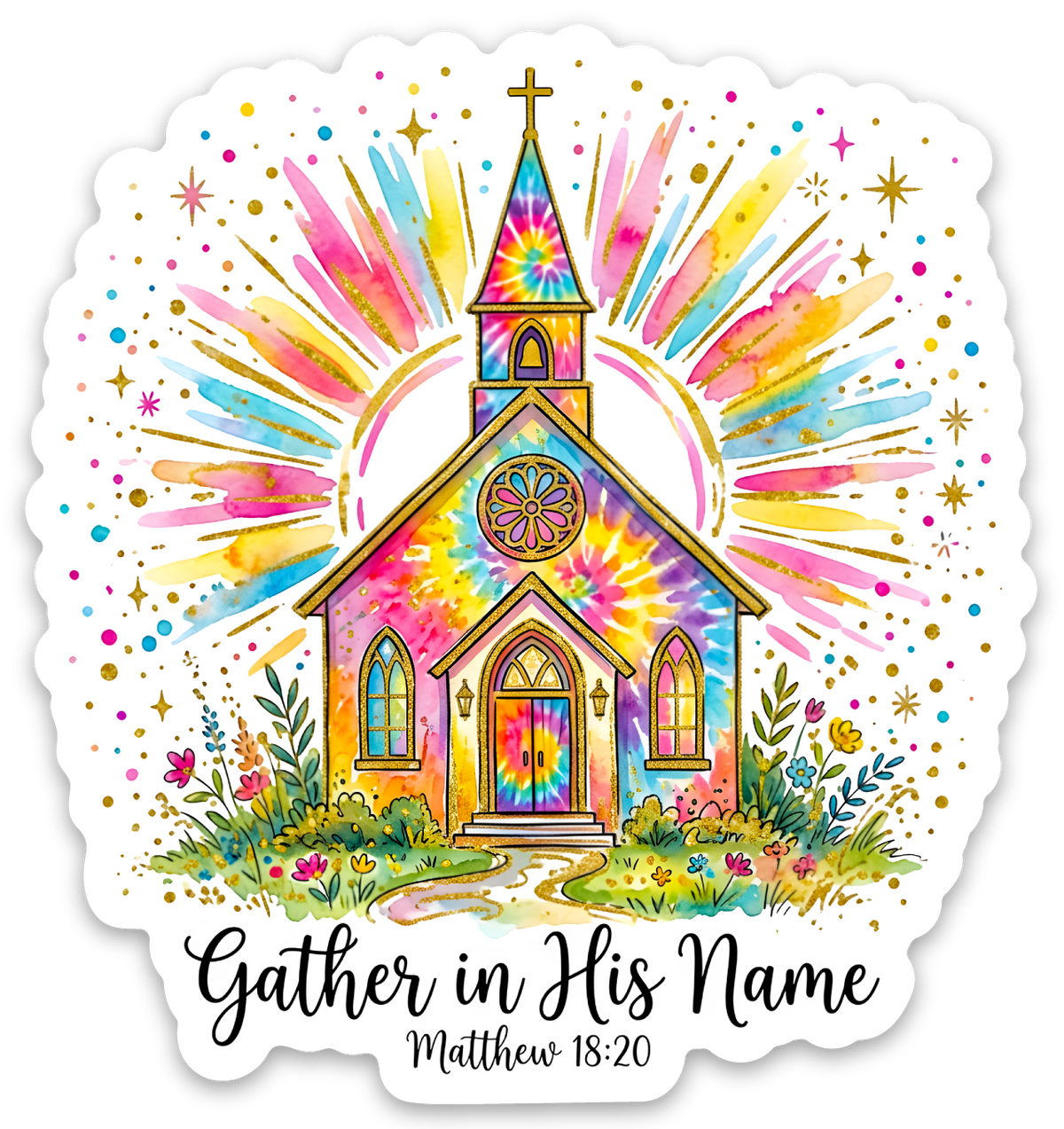 Gather in His Name, 2.81"x3"
