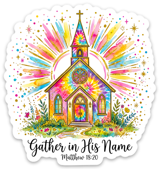 Gather in His Name, 2.81"x3"